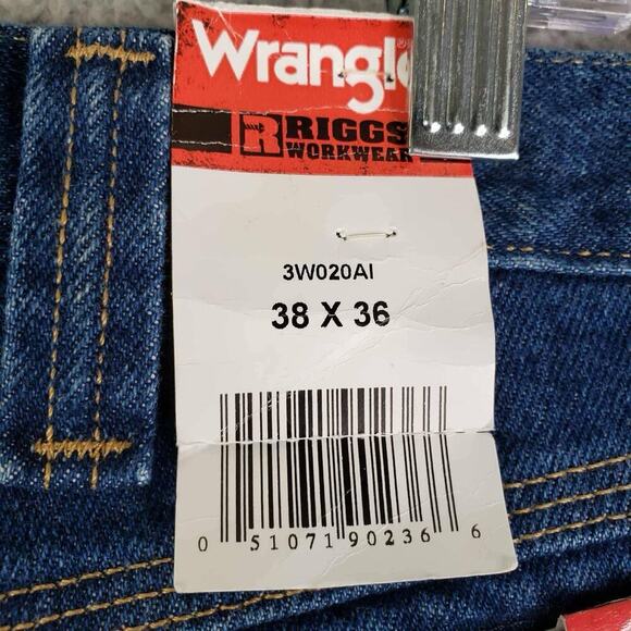 Riggs Workwear DuraShield Carpenter Jeans Men’s Denim Room2Move Size 38x36 New - Picture 11 of 14